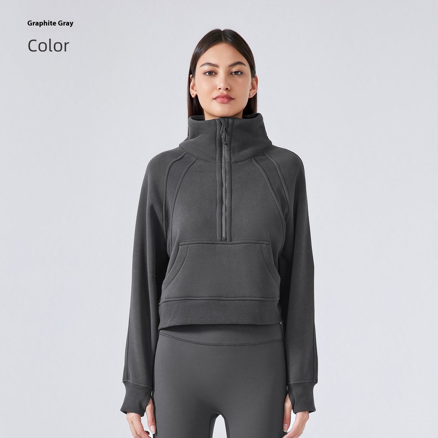 Outer Wear Thermal Fleece Thickening Exercise Sweater