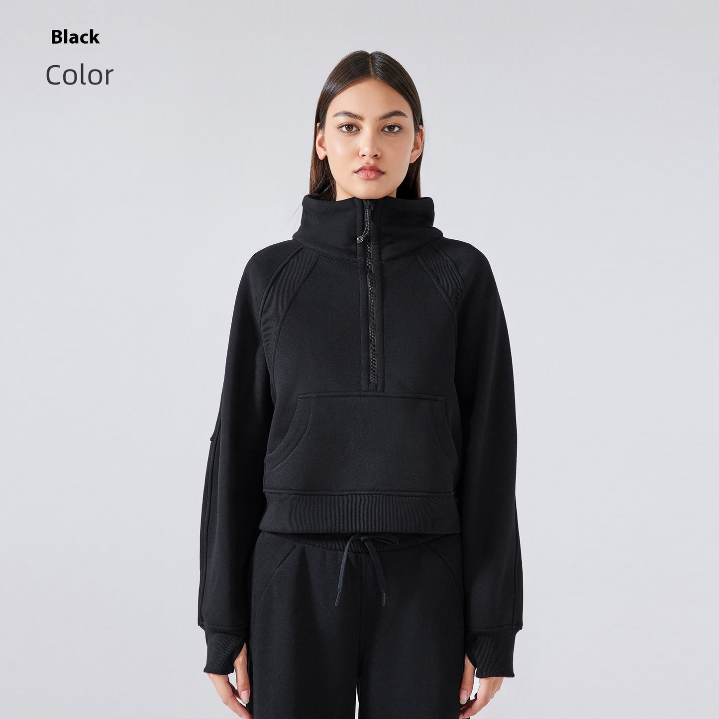 Outer Wear Thermal Fleece Thickening Exercise Sweater